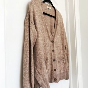 Madewell long slouchy cardigan sweater